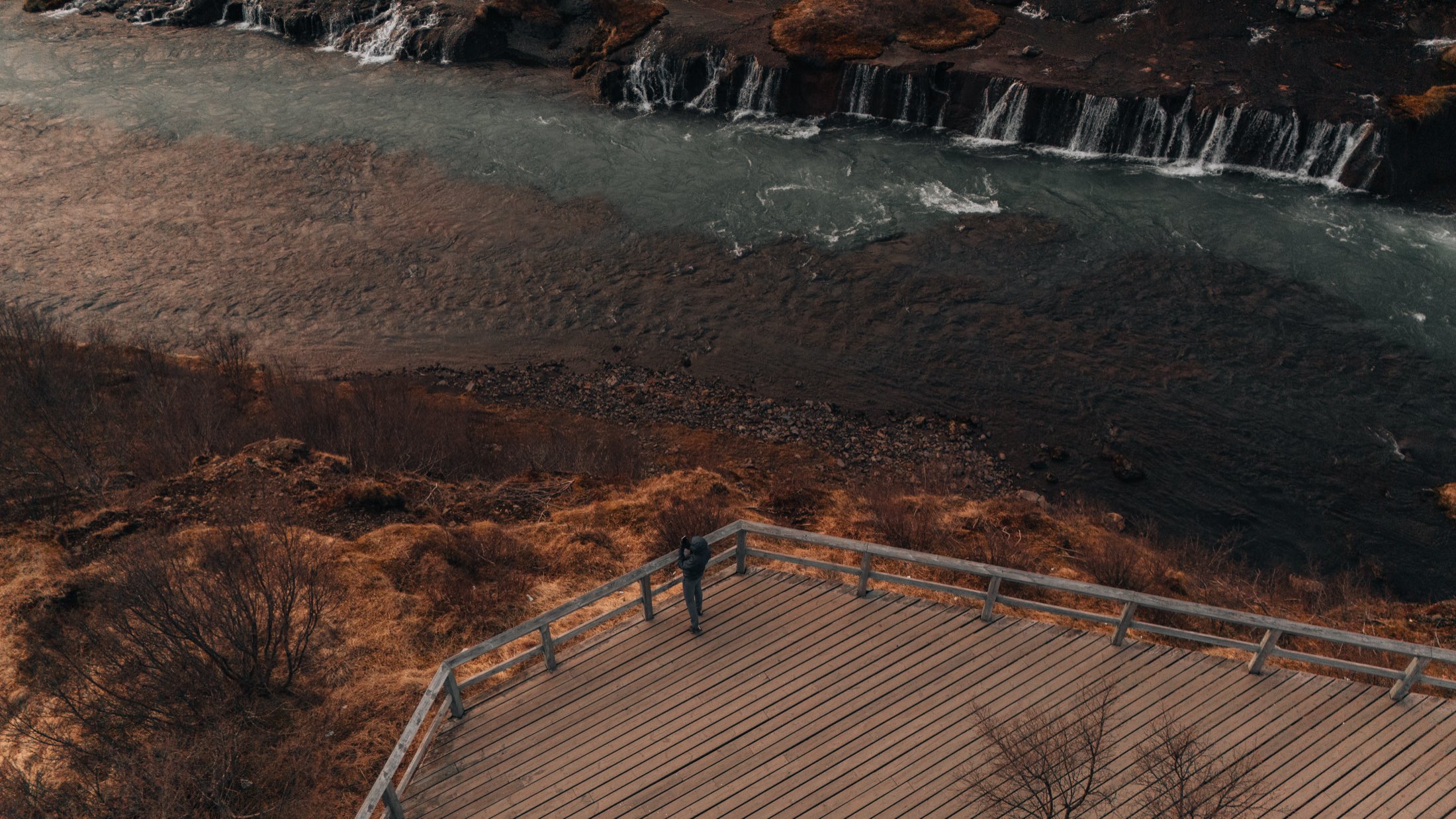 A landscape photographed while hiking in Iceland